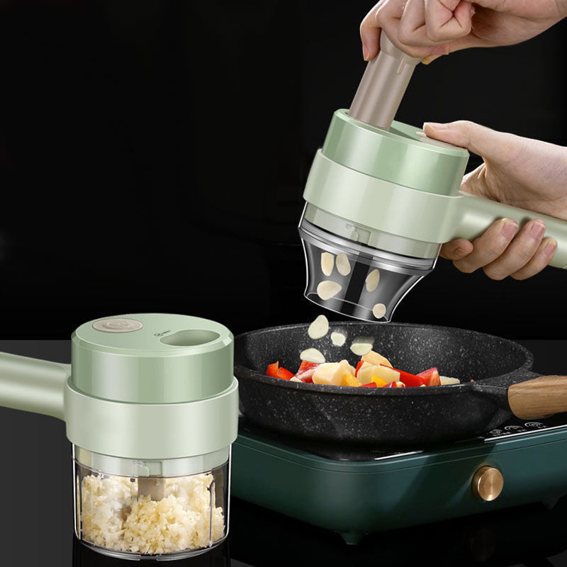 4 in 1 Portable Electric Vegetable Cutter Set