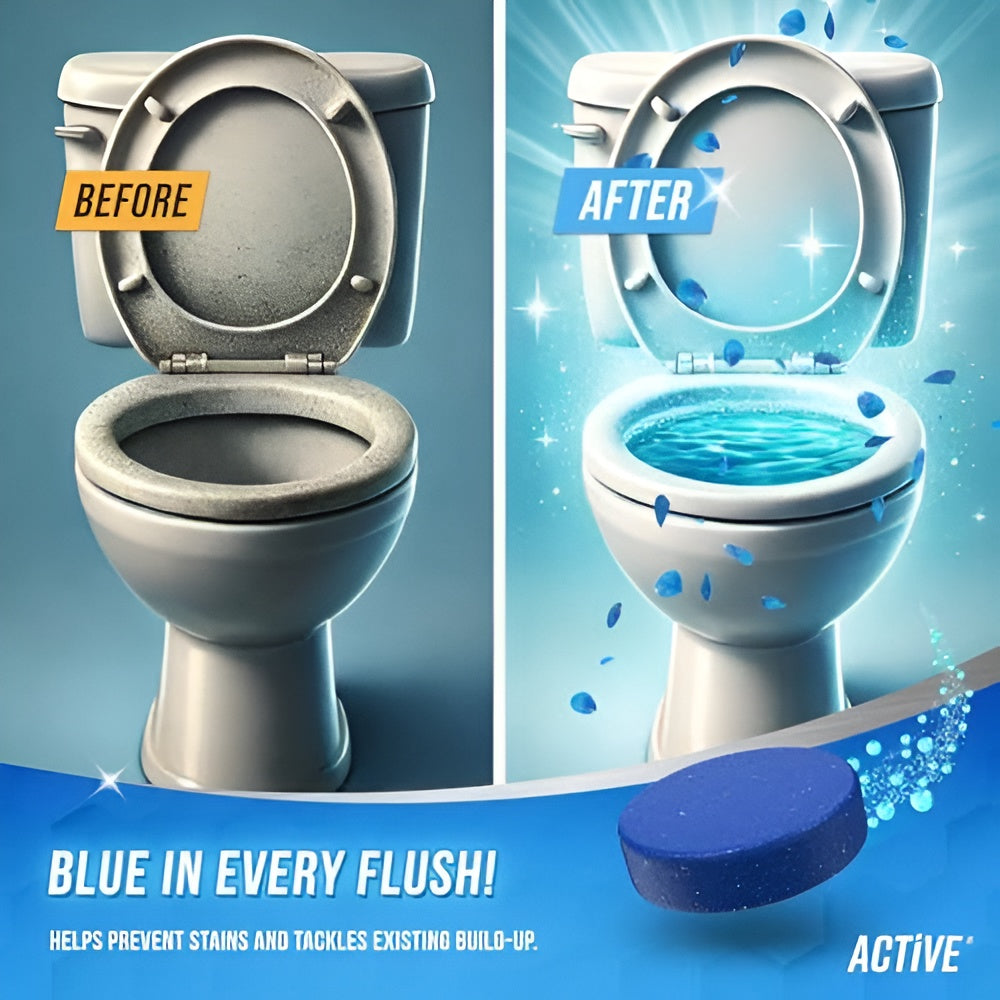 Toilet Cleaning Tablet-Toilet Deodorizer Bathroom Cleaner Tablet Pack of 1 (10pc)